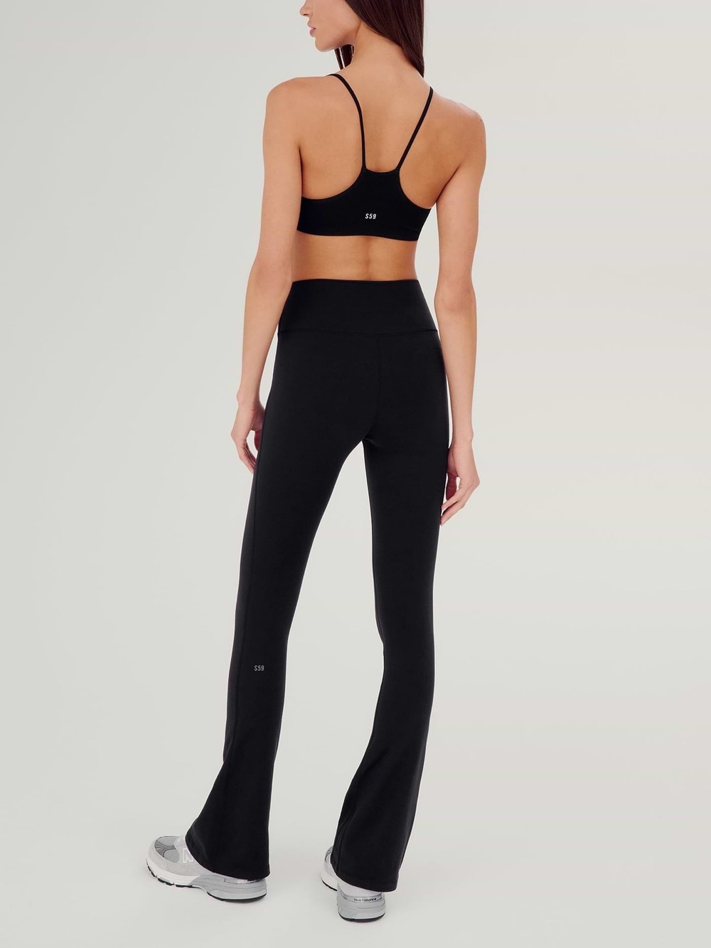 Splits59 Raquel Flare Pants in black LONG size L